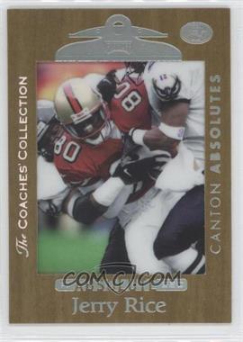 1999 Playoff Absolute SSD - [Base] - The Coaches' Collection #127 - Jerry Rice /500