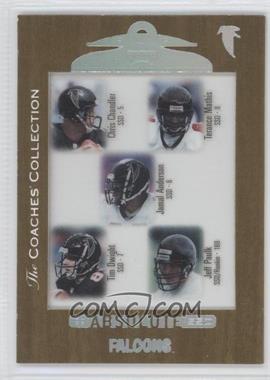 1999 Playoff Absolute SSD - [Base] - The Coaches' Collection #131 - Chris Chandler, Terrance Mathis, Jamal Anderson, Tim Dwight, Jeff Paulk /500