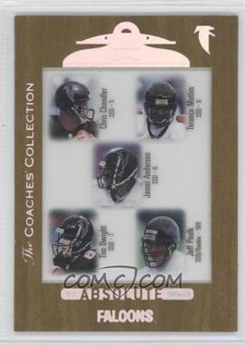 1999 Playoff Absolute SSD - [Base] - The Coaches' Collection #131 - Chris Chandler, Terrance Mathis, Jamal Anderson, Tim Dwight, Jeff Paulk /500