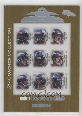 1999 Playoff Absolute SSD - [Base] - The Coaches' Collection #139 - Rod Smith, Terrell Davis, John Elway, Ed McCaffrey, Shannon Sharpe, Bubby Brister, Brian Griese /500