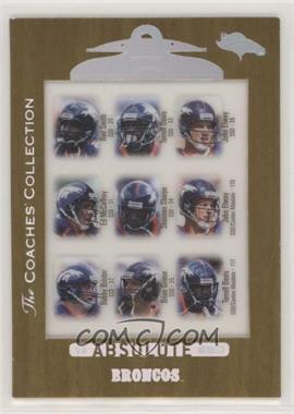 1999 Playoff Absolute SSD - [Base] - The Coaches' Collection #139 - Rod Smith, Terrell Davis, John Elway, Ed McCaffrey, Shannon Sharpe, Bubby Brister, Brian Griese /500