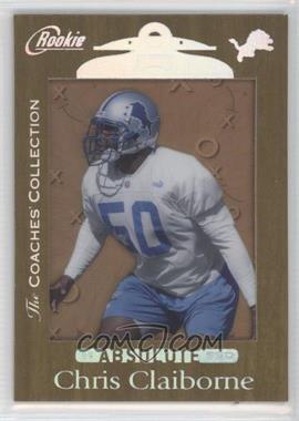 1999 Playoff Absolute SSD - [Base] - The Coaches' Collection #169 - Chris Claiborne /500