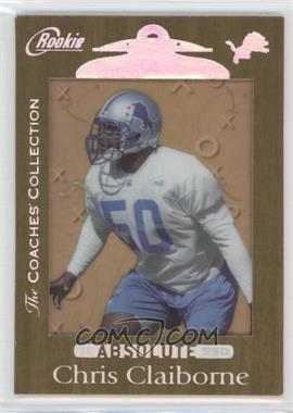 1999 Playoff Absolute SSD - [Base] - The Coaches' Collection #169 - Chris Claiborne /500