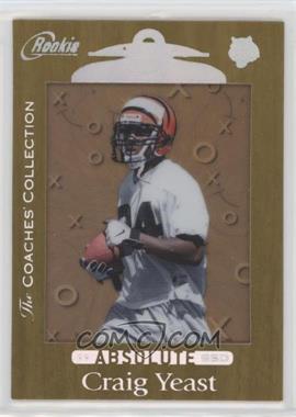 1999 Playoff Absolute SSD - [Base] - The Coaches' Collection #191 - Craig Yeast /500