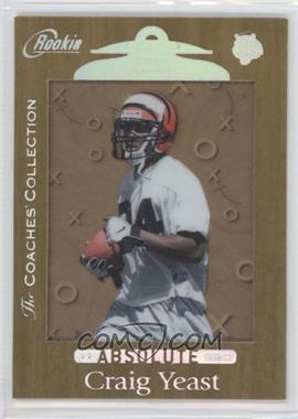 1999 Playoff Absolute SSD - [Base] - The Coaches' Collection #191 - Craig Yeast /500