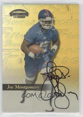 1999 Playoff Contenders SSD - [Base] - Finesse Gold #185 - Joe Montgomery /25