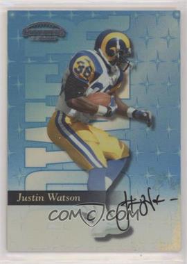 1999 Playoff Contenders SSD - [Base] - Power Blue #120 - Justin Watson /50 [Poor to Fair]