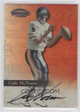 1999 Playoff Contenders SSD - [Base] - Speed Red Playoff Experience Autograph #168 - Cade McNown