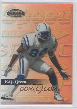 1999 Playoff Contenders SSD - [Base] - Speed Red #106 - E.G. Green /100