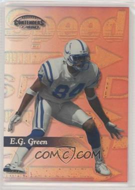 1999 Playoff Contenders SSD - [Base] - Speed Red #106 - E.G. Green /100