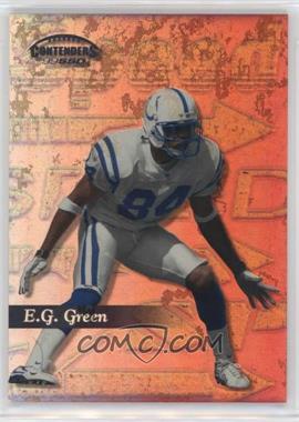1999 Playoff Contenders SSD - [Base] - Speed Red #106 - E.G. Green /100