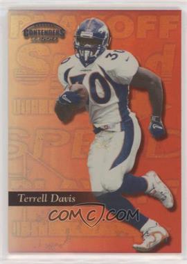 1999 Playoff Contenders SSD - [Base] - Speed Red #196 - Playoff Ticket - Terrell Davis /100