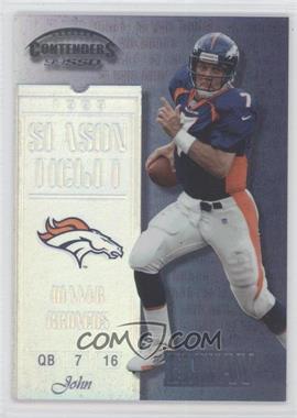 1999 Playoff Contenders SSD - [Base] #114 - John Elway