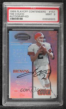 1999 Playoff Contenders SSD - [Base] #151 - Tim Couch /1025 [PSA 9 MINT]