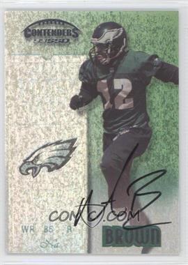 1999 Playoff Contenders SSD - [Base] #181 - Na Brown /1825