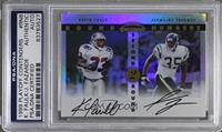 Kevin Faulk, Jermaine Fazande [PSA/DNA Encased]