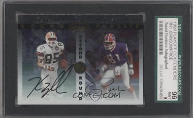 1999 Playoff Contenders SSD - Round Numbers Autographs #RN1 - Kevin Johnson, Peerless Price [SGC 9 MINT]
