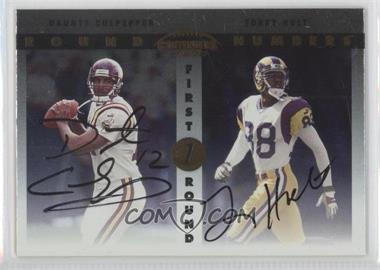 1999 Playoff Contenders SSD - Round Numbers Autographs #RN7 - Daunte Culpepper, Torry Holt