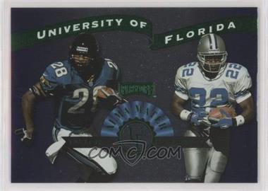 1999 Playoff Prestige EXP - Alma Maters #AM6 - Fred Taylor, Emmitt Smith [EX to NM]