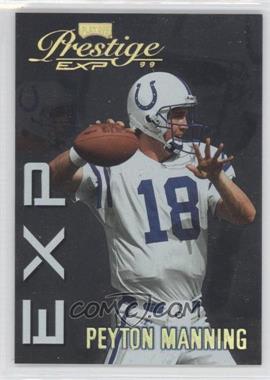 1999 Playoff Prestige EXP - [Base] - Reflections Gold #EX148 - Peyton Manning /1000