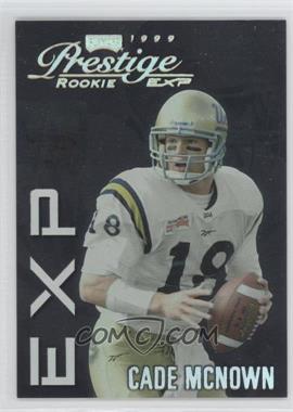 1999 Playoff Prestige EXP - [Base] - Reflections Silver #EX22 - Cade McNown /3250