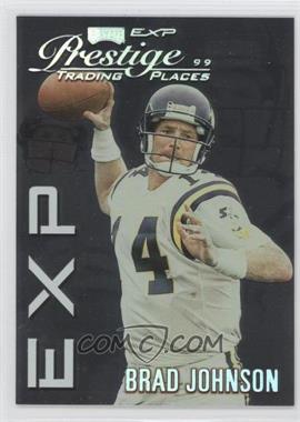 1999 Playoff Prestige EXP - [Base] - Reflections Silver #EX57 - Trading Places - Brad Johnson /3250