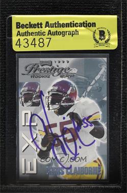 1999 Playoff Prestige EXP - [Base] #EX34 - Rookie - Chris Claiborne [BAS Authentic]