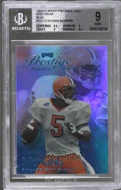 1999 Playoff Prestige SSD - [Base] - Spectrum Blue #B163 - Donovan McNabb /500 [BGS 9 MINT]