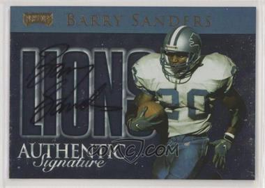 1999 Playoff Prestige SSD - Team Checklists - Authentic Signatures #CL11 - Barry Sanders /250