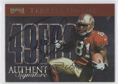 1999 Playoff Prestige SSD - Team Checklists - Authentic Signatures #CL26 - Terrell Owens /250