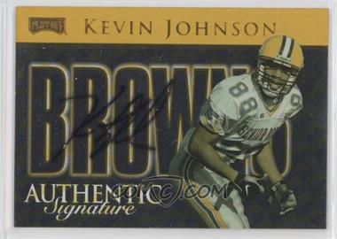 1999 Playoff Prestige SSD - Team Checklists - Authentic Signatures #CL8 - Kevin Johnson /250