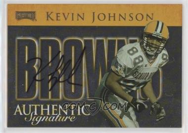 1999 Playoff Prestige SSD - Team Checklists - Authentic Signatures #CL8 - Kevin Johnson /250