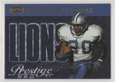 1999 Playoff Prestige SSD - Team Checklists #CL11 - Barry Sanders