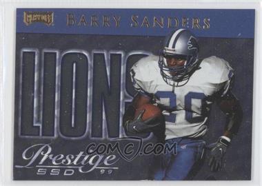1999 Playoff Prestige SSD - Team Checklists #CL11 - Barry Sanders