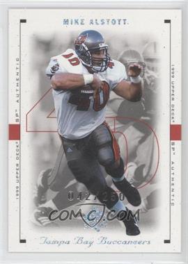 1999 SP Authentic - [Base] - Excitement #84 AE - Mike Alstott /250