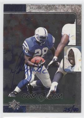 1999 SP Authentic - Buyback Autographs #40 - Marshall Faulk /40