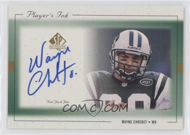 1999 SP Authentic - Player's Ink #WC-A - Wayne Chrebet