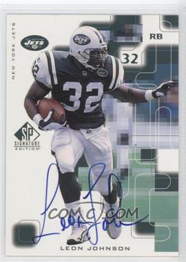 1999 SP Signature Edition - Signatures #LJ - Leon Johnson