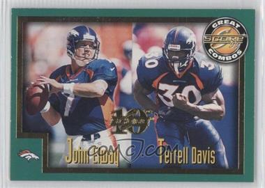 1999 Score - [Base] - 10th Anniversary Showcase #271 - Great Combos - John Elway, Terrell Davis /1989