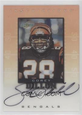 1999 Score Supplemental - Inscriptions #CD-28 - Corey Dillon