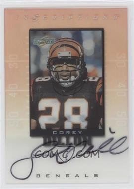 1999 Score Supplemental - Inscriptions #CD-28 - Corey Dillon