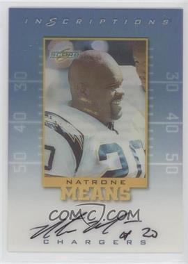 1999 Score Supplemental - Inscriptions #NM-20 - Natrone Means [Good to VG‑EX]