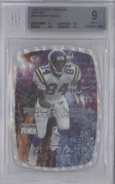 1999 Skybox Premium - 2000 Men #9 TM - Randy Moss /100 [BGS 9 MINT]