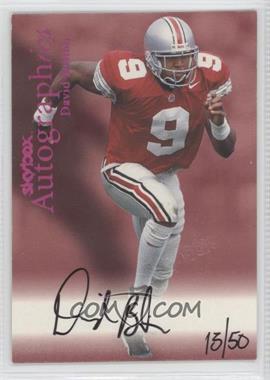 1999 Skybox Premium - Multi-Product Insert Autographics - Century Marks #_DABO - David Boston /50