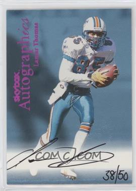 1999 Skybox Premium - Multi-Product Insert Autographics - Century Marks #_LATH - Lamar Thomas /50