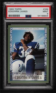 1999 Topps - [Base] #339 - Edgerrin James [PSA 9 MINT]