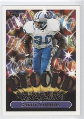 1999 Topps - Record Numbers - Gold #RN4 - Barry Sanders /1000