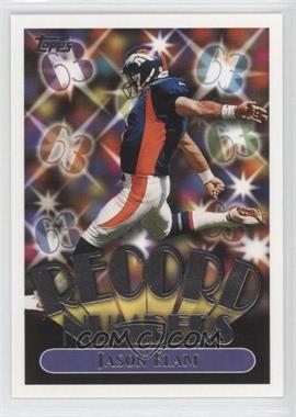 1999 Topps - Record Numbers #RN10 - Jason Elam