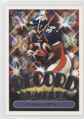 1999 Topps - Record Numbers #RN2 - Terrell Davis