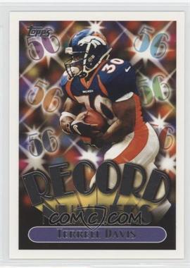 1999 Topps - Record Numbers #RN2 - Terrell Davis